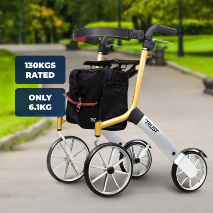 Let's Go Out Rollator Mobility Wheelie Walker - Trust Care