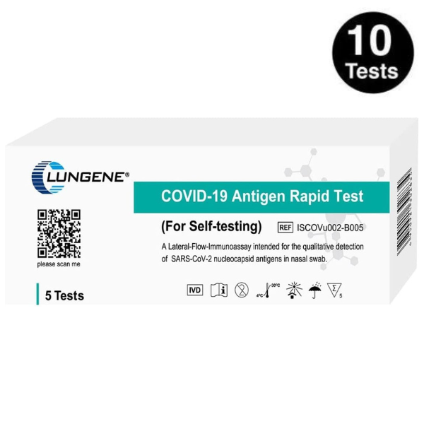 Clungene Very High Sensitivity Rapid Antigen Nasal Test Apr 2026 – 10 Pack