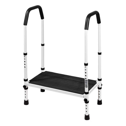 Step Up Stool with Handrails for Safety and Stability