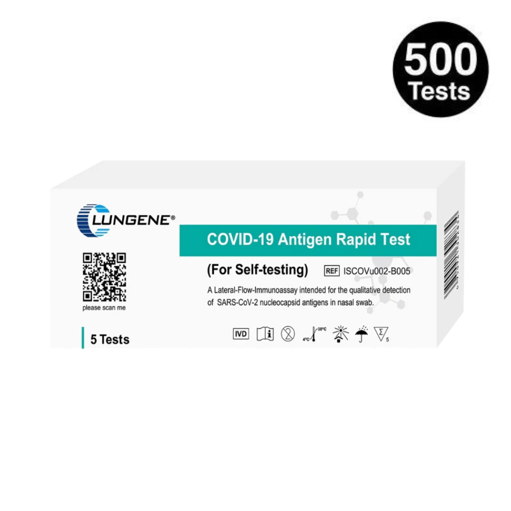 Clungene Very High Sensitivity Rapid Antigen Nasal Test Apr 2026 – 500 Pack