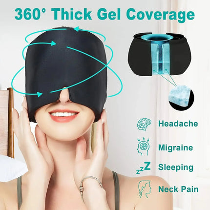 Cold Gel Headache Relief Hat