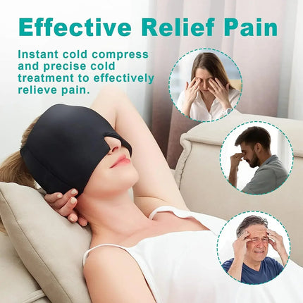 Cold Gel Headache Relief Hat