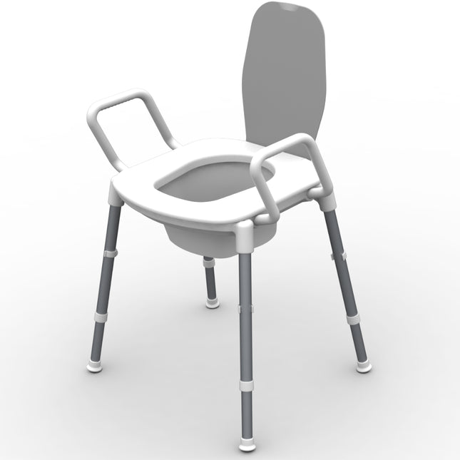 Toilet Seat Raiser Commode Space Saver Range