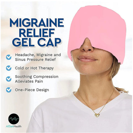 Cold Gel Headache Relief Hat