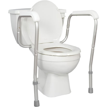 Adjustable Toilet Safety Rails - Easy Install