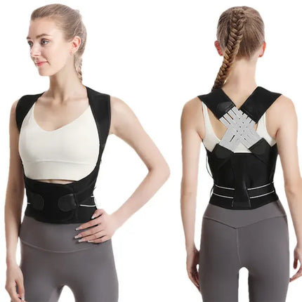 Invisible Posture Corrector for Men and Women – Adjustable Shoulder and Back Support Strap