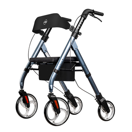 Heavy Duty Rollator, Tall & Strong Bariatric Mobility Walker - 180kg Weight Limit