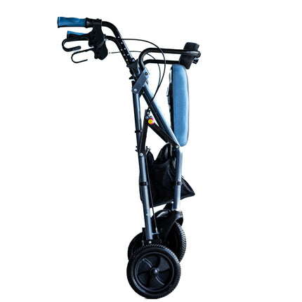 Comfort Plus Airgo Rollator (BARIATRIC) XWD Mobility Wheelie Walker - Blue