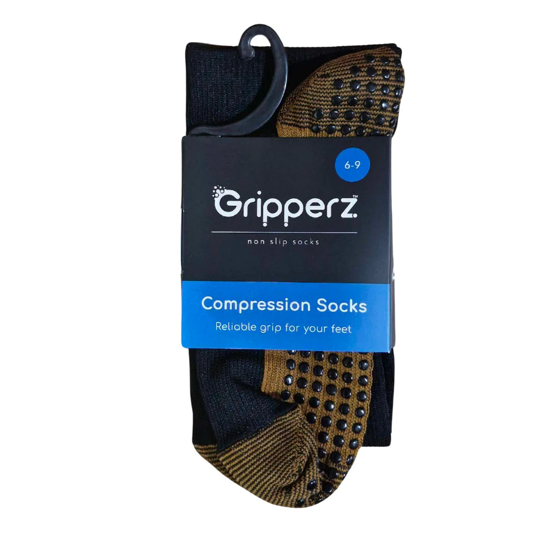 Gripperz Compression Non Slip Socks