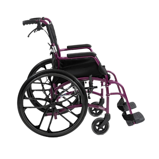 Aspire Vida X Folding Manual Wheelchair – Lightweight