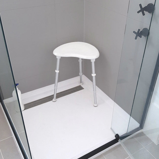 Space Saver Corner Shower Stool