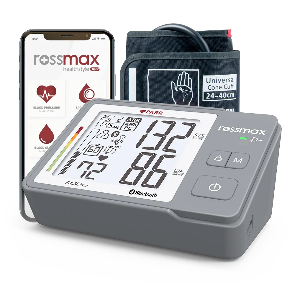Rossmax Z5 Blood Pressure Monitor PARR - Lithium-Ion & Bluetooth