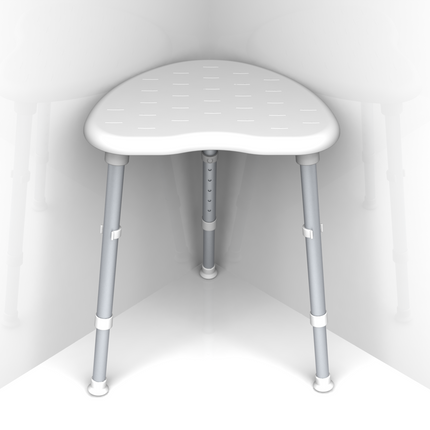 Space Saver Corner Shower Stool