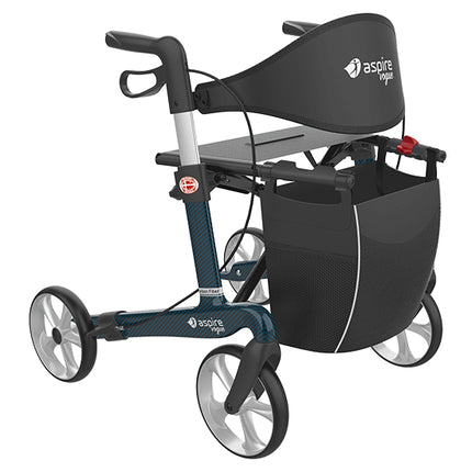 Aspire Vogue Carbon Fibre Mobility Wheelie Walker