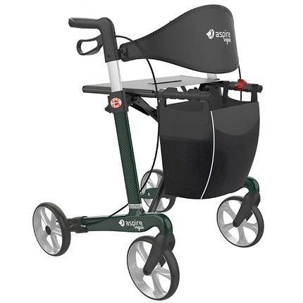 Aspire Vogue Carbon Fibre Mobility Wheelie Walker