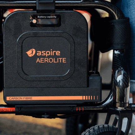 Aspire Aerolite Carbon Fibre Lightweight Electric Wheelchair