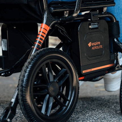 Aspire Aerolite Carbon Fibre Lightweight Electric Wheelchair