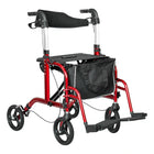 2 in 1 Lightweight Transit Wheelchair & Walker