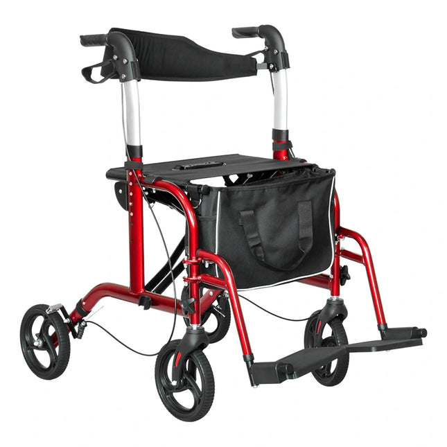 2 in 1 Lightweight Transit Wheelchair & Walker