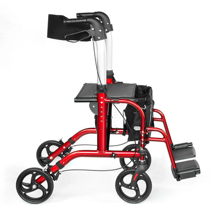 2 in 1 Lightweight Transit Wheelchair & Walker