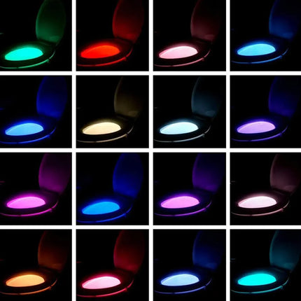 Toilet Safety Night Light Motion Sensor 8 Colours