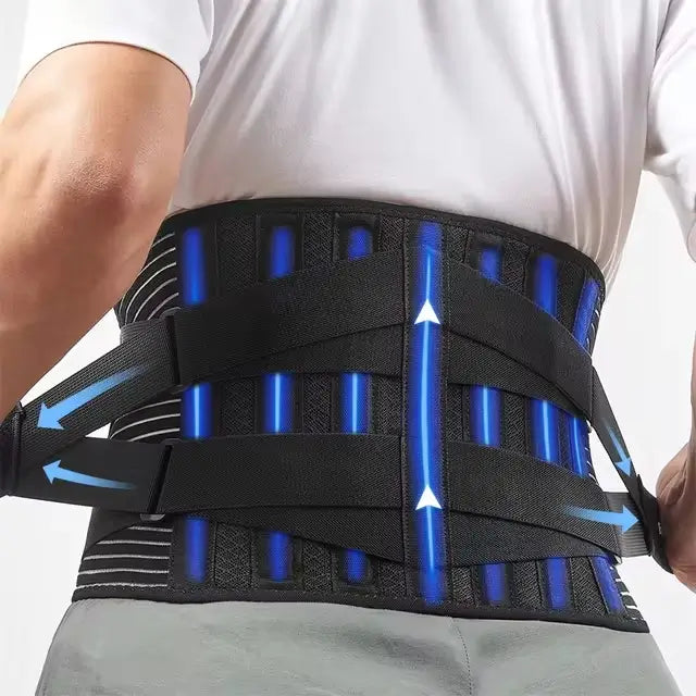 Back Lumbar Support Brace Adjustable Support Belt - Orthopedic