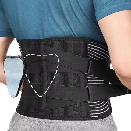 Back Lumbar Support Brace Adjustable Support Belt - Orthopedic