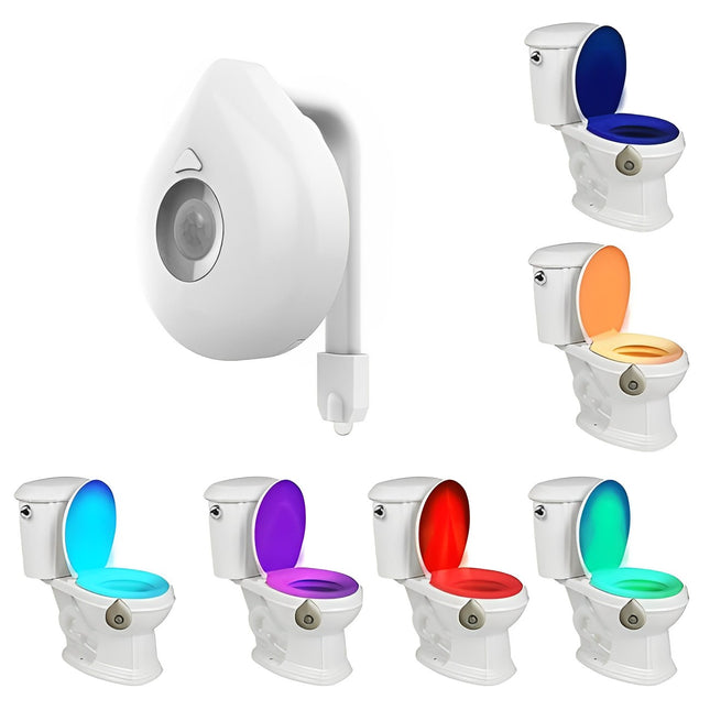 Toilet Safety Night Light Motion Sensor 8 Colours