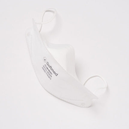 P2 N95 E-MED Australia Made Surgical Respirator Masks White - 20 PACK