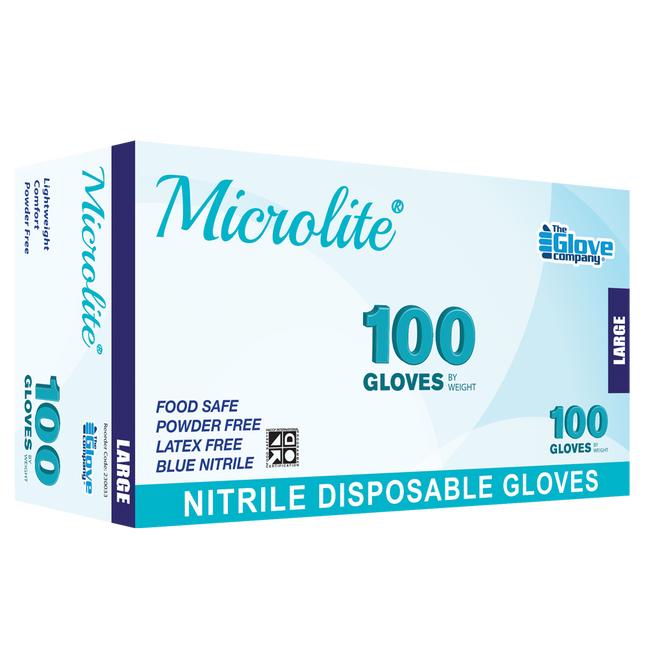 Microlite Nitrile - Disposable Medical Gloves - 100 Gloves